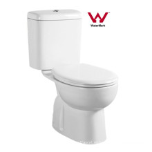 Watermark lavado de cerámica de dos piezas de WC con cisterna (8008)